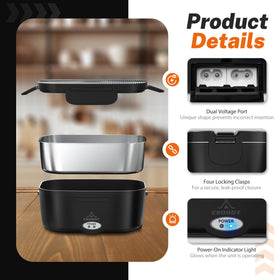 ESOHOT gift-ready heated lunch box for busy professionals and students.