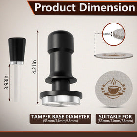 Espresso Essence puck screen included to promote even extraction.