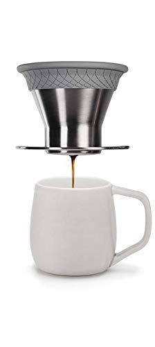 Pour over in progress with ESPRO Bloom for a clean cup