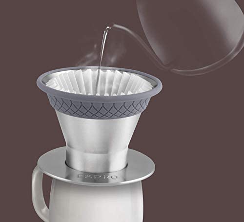 In-use scene with ESPRO Bloom, showcasing a sustainable coffee ritual