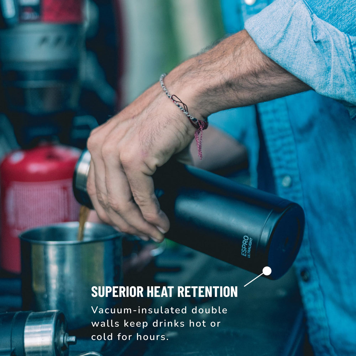 ESPRO Go P0 Ultralight ideal for travelers and adventurers.
