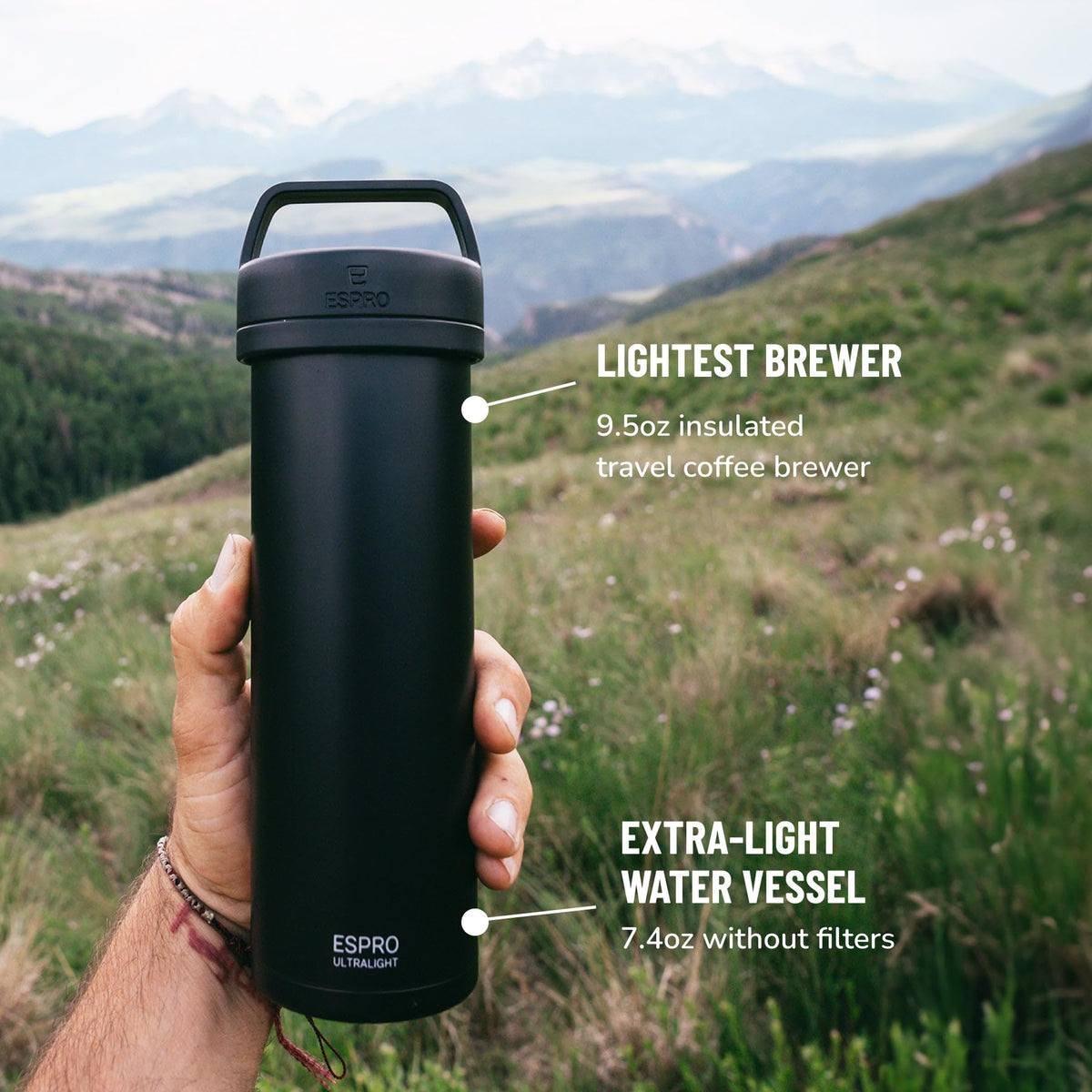 ESPRO Go P0 Ultralight durable build withstands travel wear.
