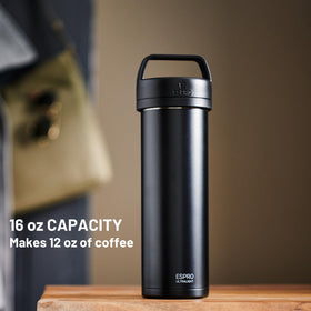 ESPRO Go P0 Ultralight matte meteorite black finish looks premium and durable.