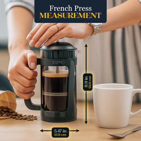 ESPRO Light P3 thick borosilicate glass carafe highlighting durability and heat resistance