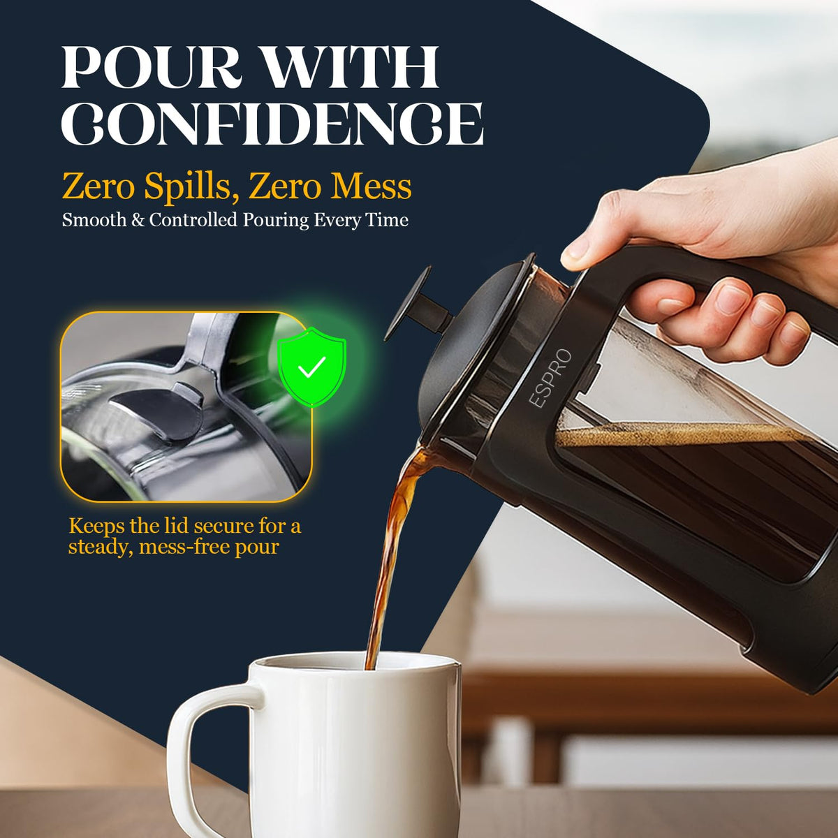 ESPRO Light P3 dishwasher-safe and BPA-free for easy cleaning