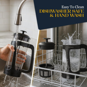 ESPRO Light P3 pour spout design reduces drips and spills