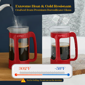 ESPRO Light P3 pouring action captures smooth, sediment-free flow