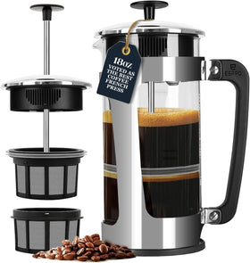 ESPRO Plus P5 with double microfilter traps grit for a smooth cup