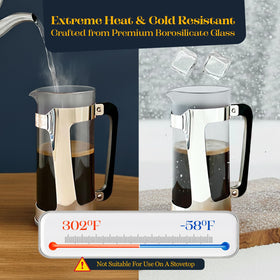 ESPRO Plus P5 elegant glass carafe fits any kitchen