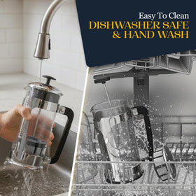 ESPRO Plus P5 twist-lock safety latch helps prevent spills while serving