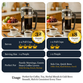 ESPRO Plus P5 ultra-fine mesh filter reduces sediment for a cleaner cup