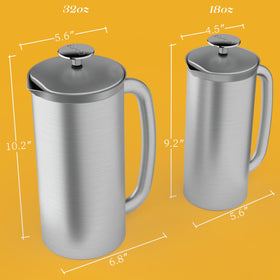 ESPRO Pro P7 32oz capacity marks for larger batches