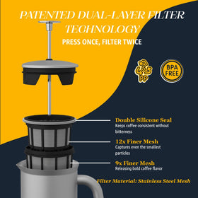 BPA-free rustproof materials used in ESPRO Pro P7 construction