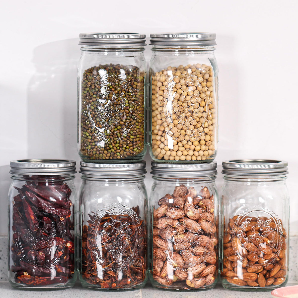 Esrentle jar set supports decoration and party-light ideas