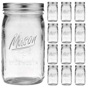 Esrentle wide-mouth mason jar with airtight lid for reliable canning