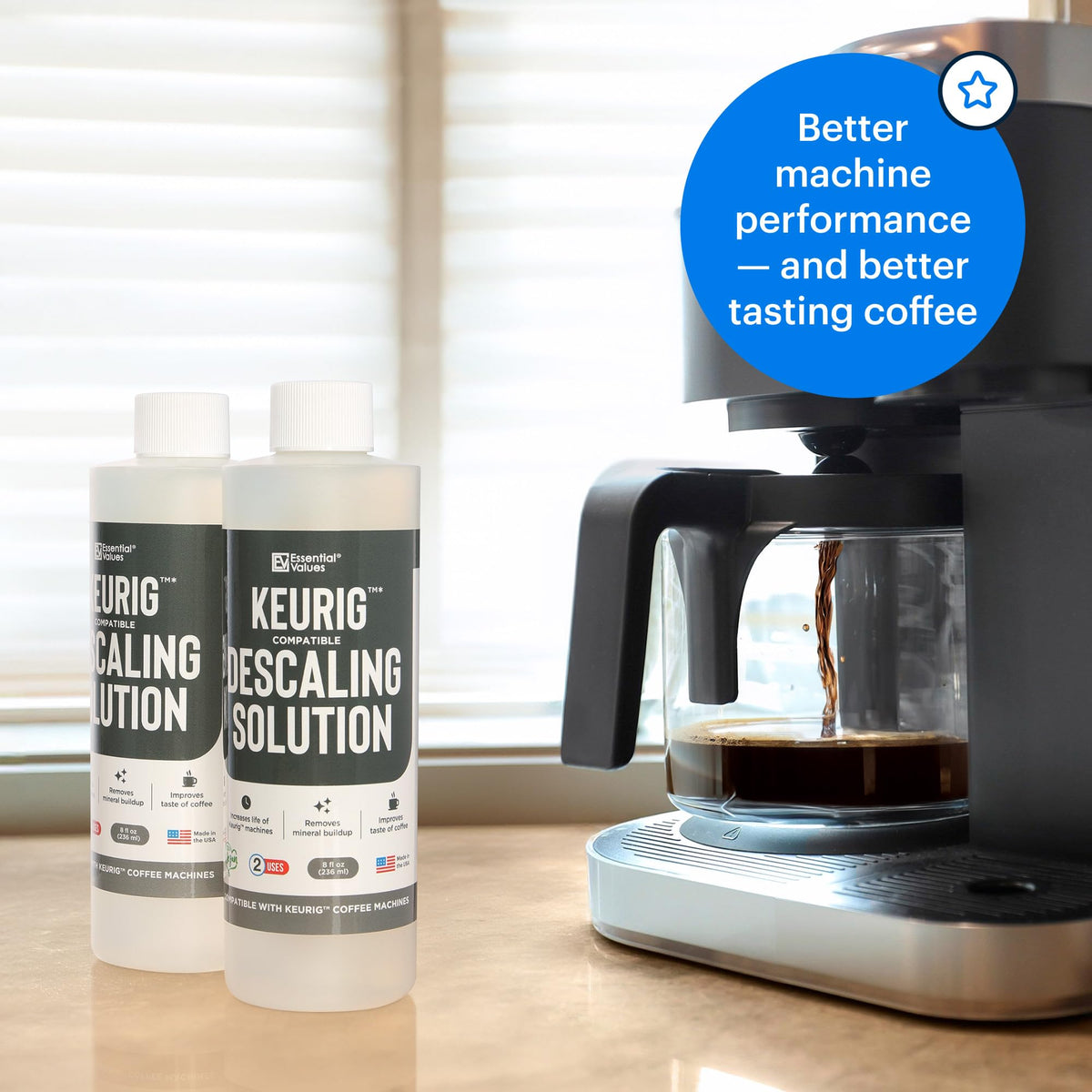 Essential Values 2-pack packaging highlighting value and maintenance cycles