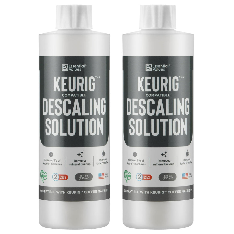 Essential Values Keurig descaling solution bottle for optimal performance