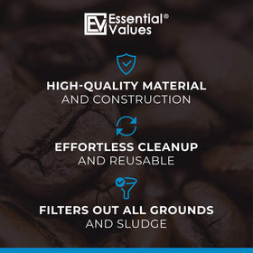 May reduce coffee acidity and bitterness for smoother flavor.
