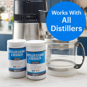 Descaler safe for metal and glass kettle surfaces