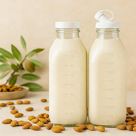Essmilkee fridge door storage bottles save space and stay organized.