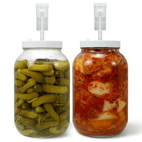 Essmilkee two-pack glass jars suitable for pickling and dry storage