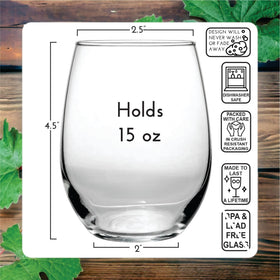 Etchpress Dishwasher-safe wine glass with Peter Pan theme, easy cleanup after themed parties