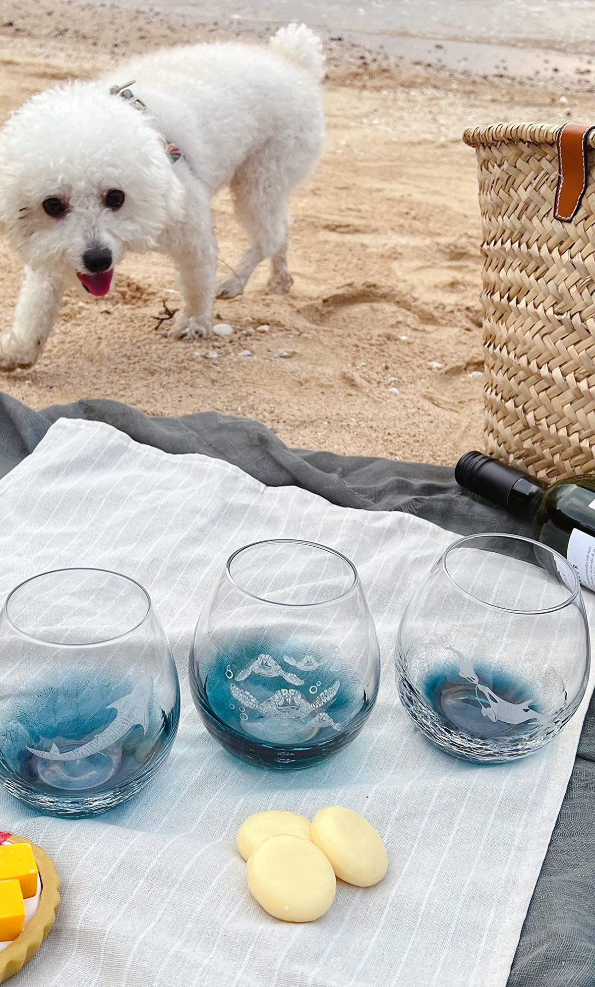 Etchpress hand-blown glass with a smooth rim for easy sipping.