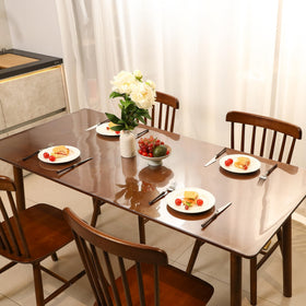 ETechMART easy-clean table protector simplifies spills cleanup.