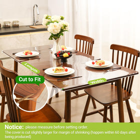 ETechMART scratch-resistant clear protector preserves table finish.