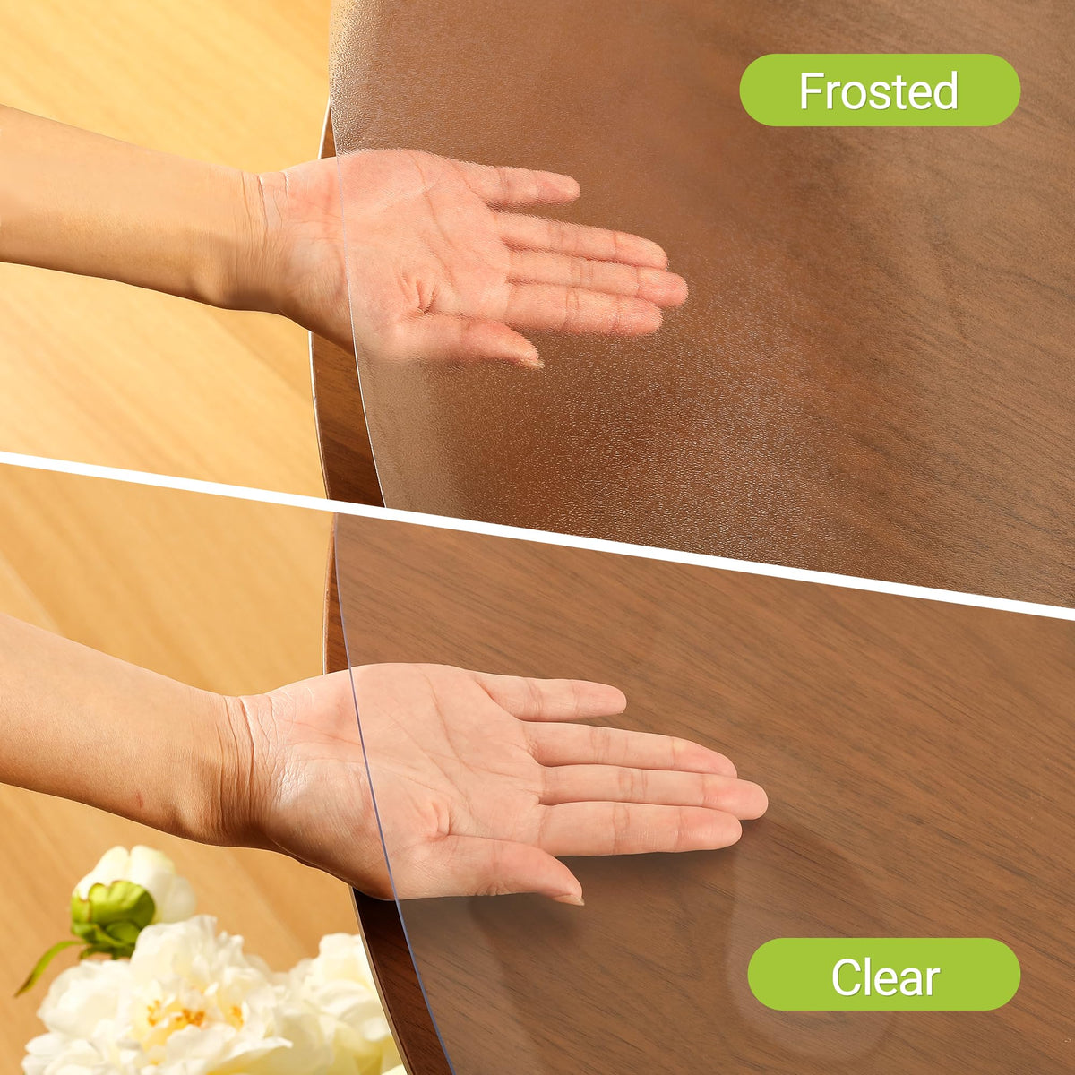 ETECHMART table cover on textured surface provides non-slip protection