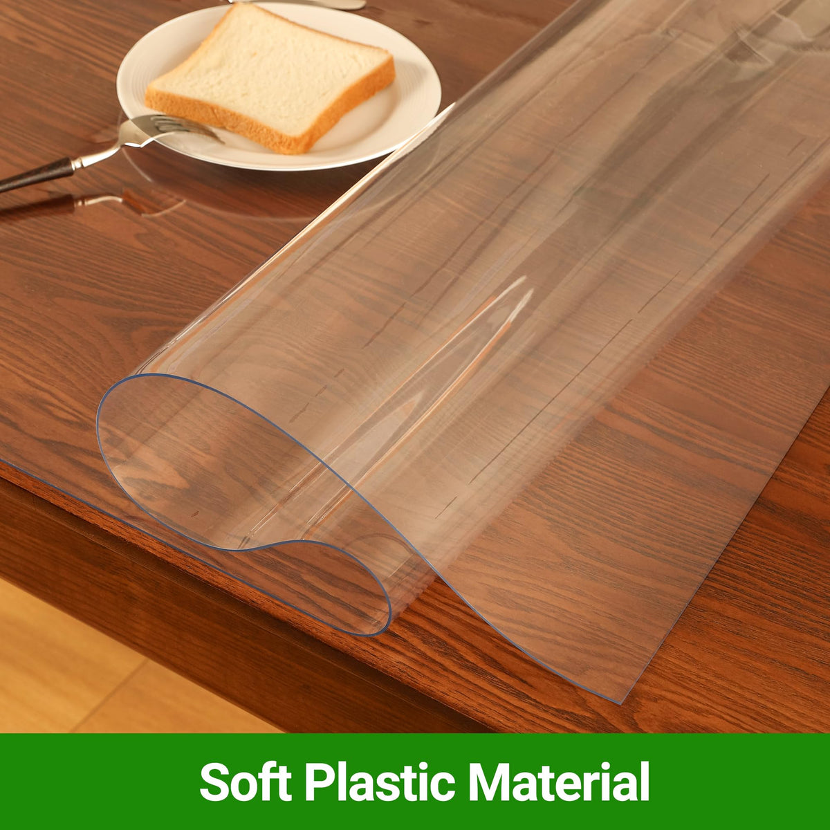 ETechMART translucent desk mat keeps office surfaces clean.
