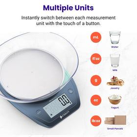 Density modes on the Etekcity scale for milk and water measurements