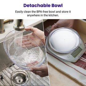Etekcity auto-tare function simplifies weighing ingredients