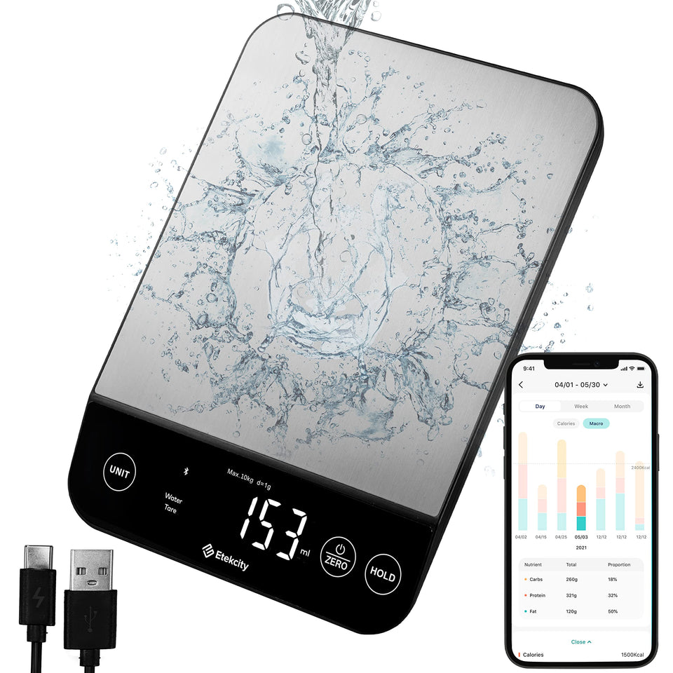 Etekcity Food Nutrition Scale front view showing precise portion control