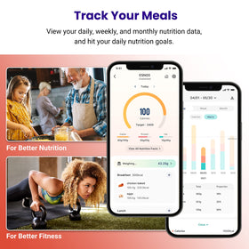 Etekcity scale measuring grams for accurate ingredient weighing