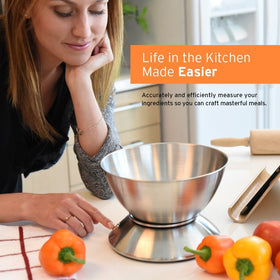Auto-off feature helps conserve battery life on the Etekcity kitchen scale.