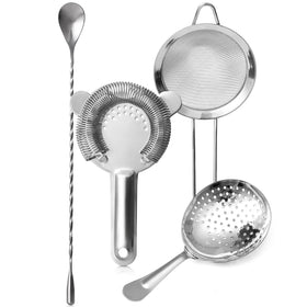 Etens Hawthorne strainer for smooth pours and professional bartending.