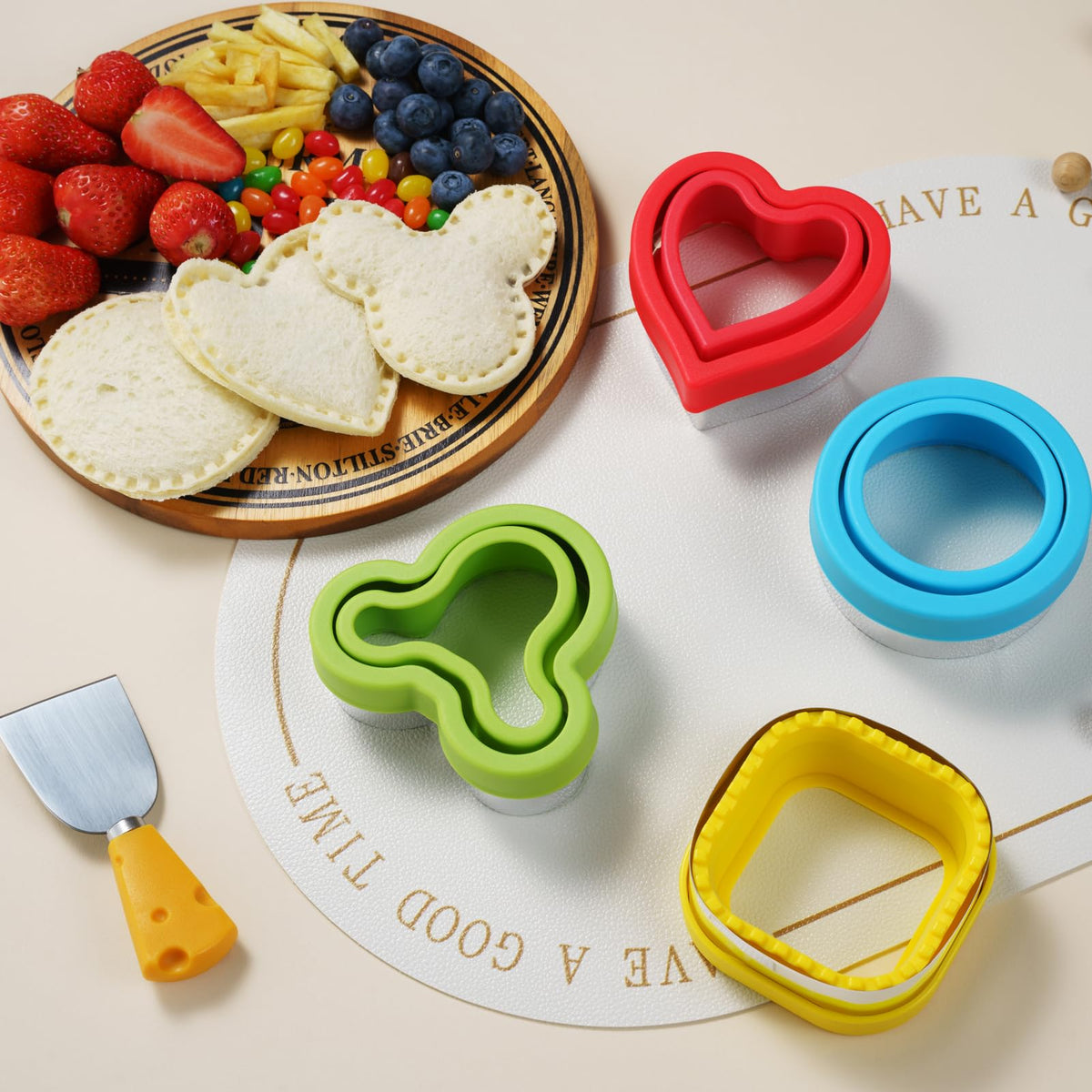 ETERSION cookie cutters variety shapes for festive baking.