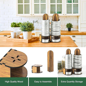 Ethlomoer lid storage enhances cabinet organization and accessibility