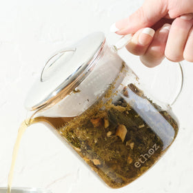 Ethoz Tea Brewer minimalist design fits modern kitchens
