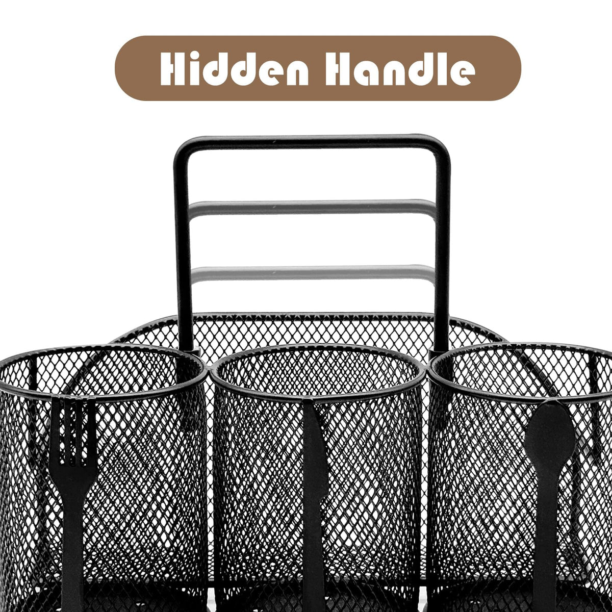 ETlanding outdoor picnic caddy ideal for tabletop meals and gatherings