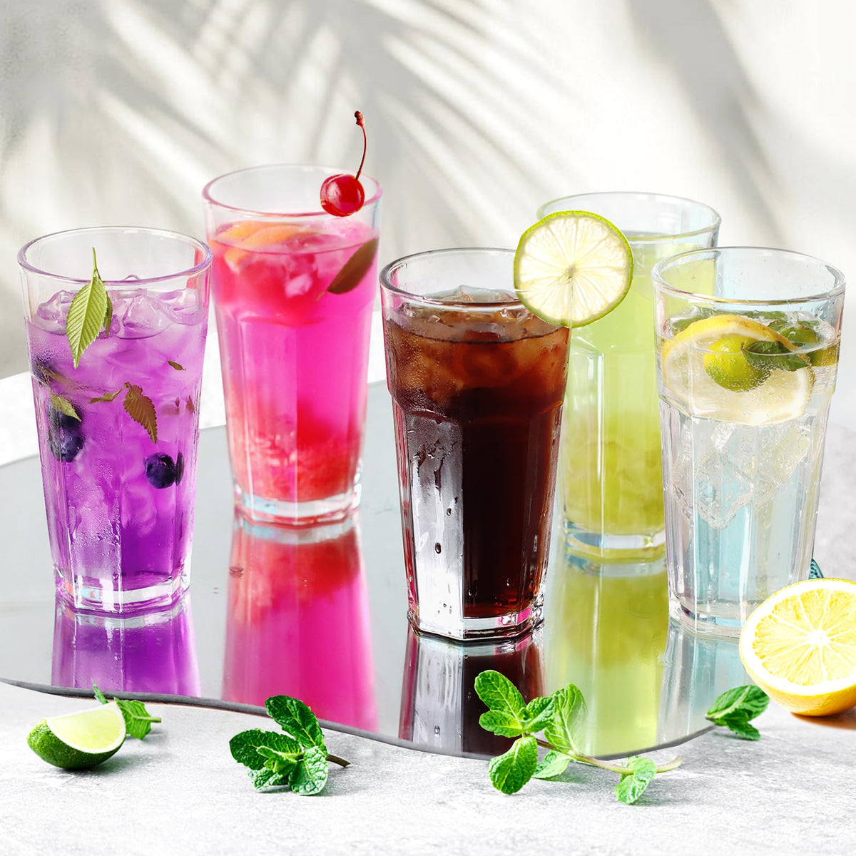 Etolies ribbed grip glass ensures secure handling and elegant presentation.