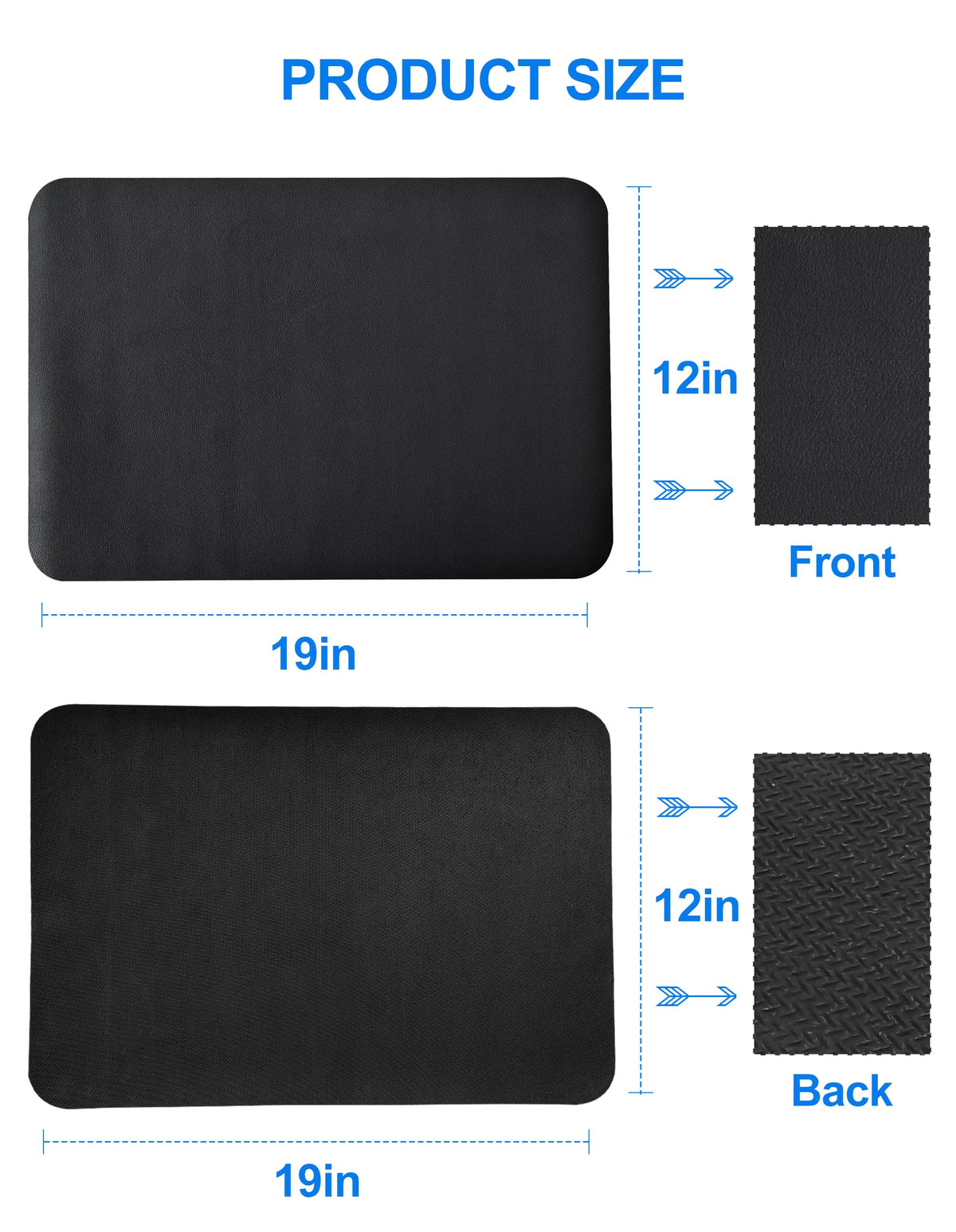 Etomiel drying mat on counter dries glassware quickly without mess.