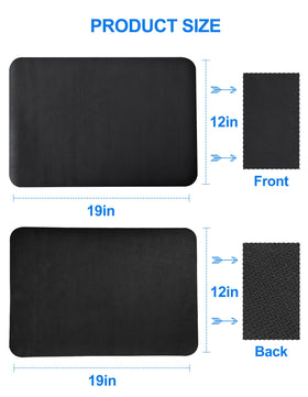 Etomiel drying mat on counter dries glassware quickly without mess.