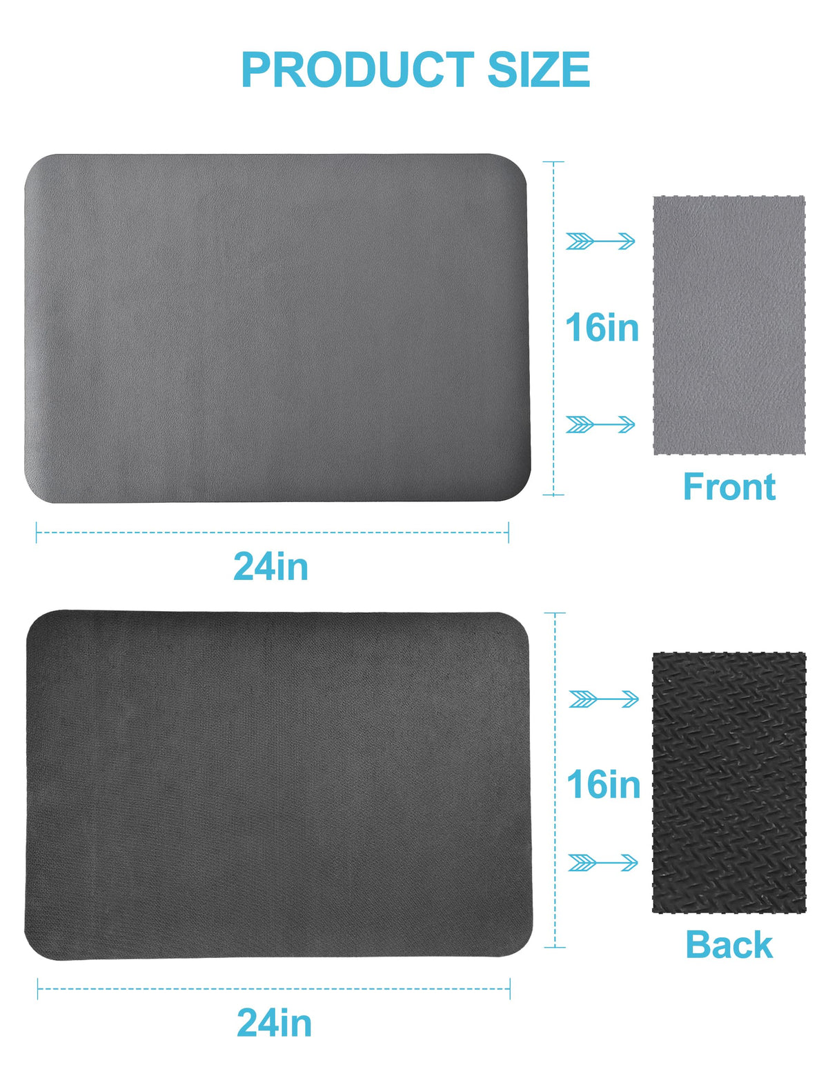 Etomiel cut-to-fit mat adapts to different spaces.