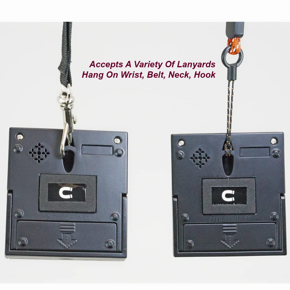 Anti-scratch foam protects surfaces while the timer stays in place