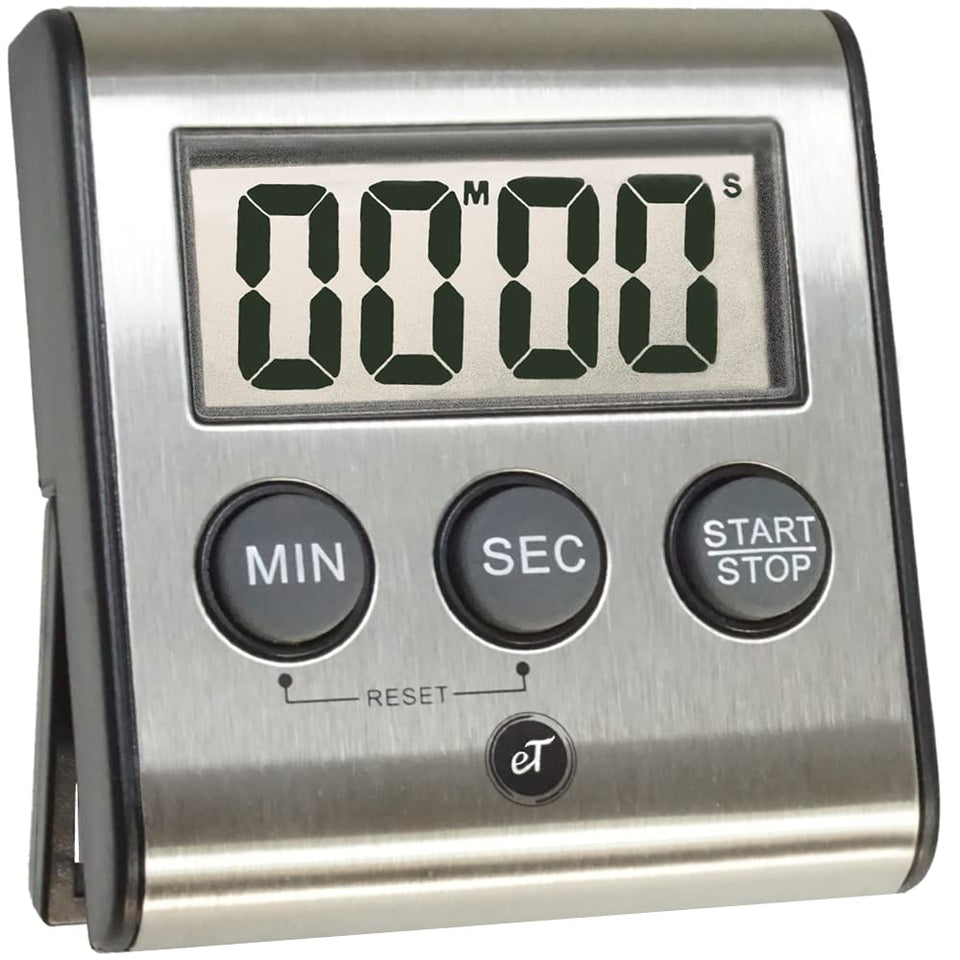 eTradewinds eT-23 timer with magnetic back keeps timing hands-free on metal surfaces