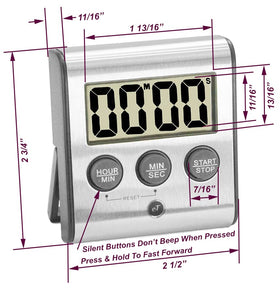 eTradewinds eT-78 timer volume switch offering mute, soft, or loud alarms