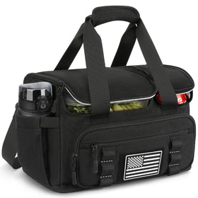 ETRONIK Tactical Lunch Bag exterior showing 15L capacity for three meals.