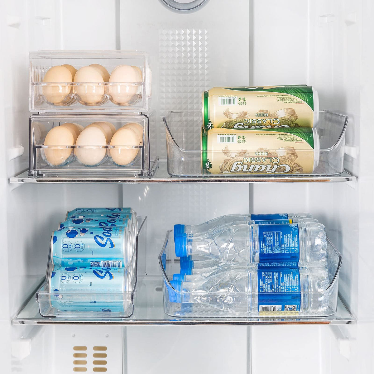 Ettori durable plastic bin for sturdy organization and simple cleaning.